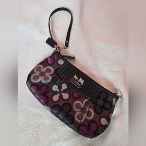 Vintage y2k Coach Mini Bag Madison Clover Print